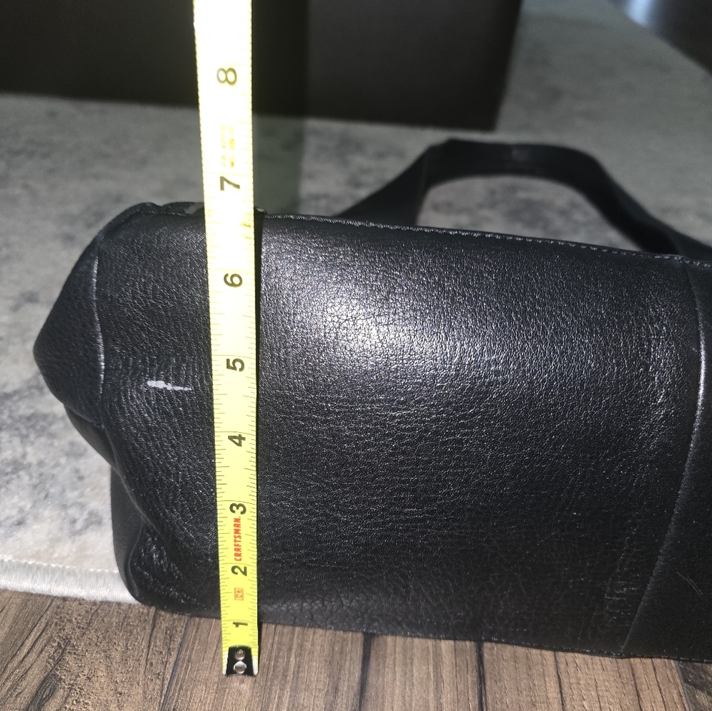 B. MASKOWKY Black Studded Leather Shoulder Bag - Picture 4 of 15